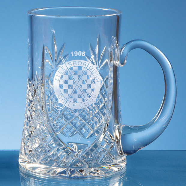 Large image for Lead Crystal Panel Tankard 